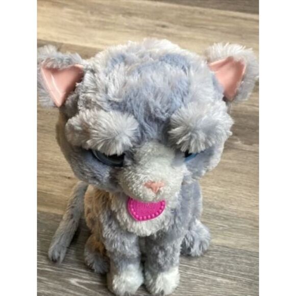 Hasbro Furreal Friends Bootsie Gray White Kitty Cat Pet Interactive 2016  WORKS - Picture 5 of 6